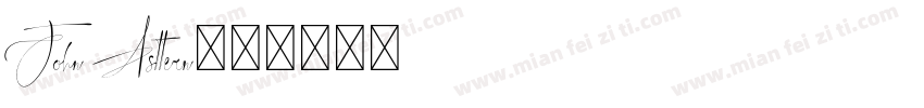 John Asttern字体转换